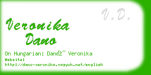 veronika dano business card